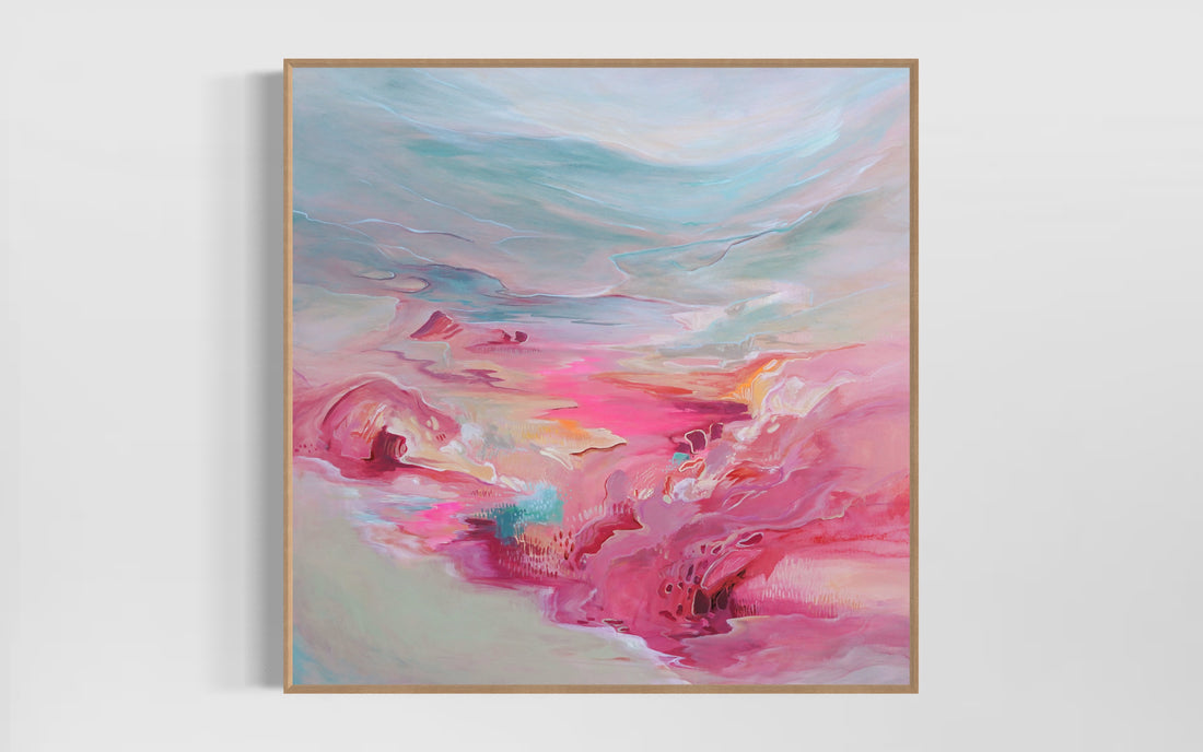 Pink Lake By Cara Sanders