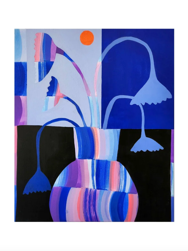 Peach Blues by Amy Kim